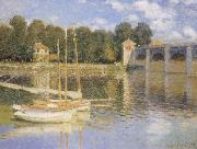 Claude Monet The Bridge at Argenteujil Sweden oil painting artist